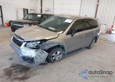 2017 Subaru Forester 2.5I from USA, damaged, VIN JF2SJAAC6HG567600